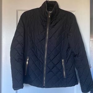 Black quilted Old Navy jacket for sale.